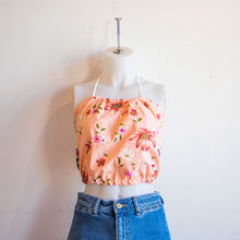 Load image into Gallery viewer, Handmade Pink Floral Gwen Top (Size Large Fit)
