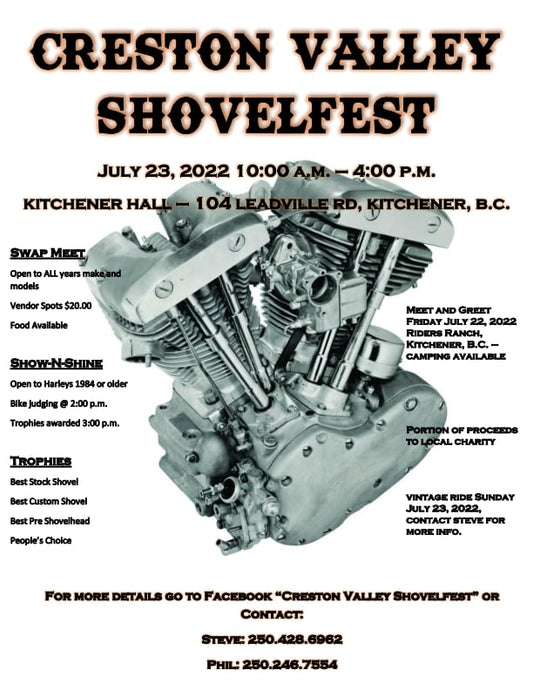 Creston Valley Shovelfest: July 23rd