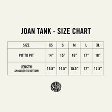Load image into Gallery viewer, Van - Cropped Joan Tank - Black
