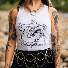 Load image into Gallery viewer, Pittie - Cropped Thrifted Tank
