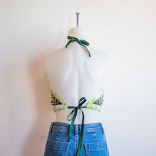 Load image into Gallery viewer, Handmade Green Ferns &amp; Butterflies Gwen Top (Size Small/Medium Fit)
