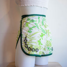 Load image into Gallery viewer, Handmade Green Ferns &amp; Butterflies Stevie Shorts (Size Small Fit)
