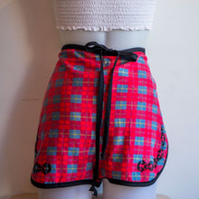 Load image into Gallery viewer, Handmade Plaid Flannel Stevie Shorts (Size Medium Fit)
